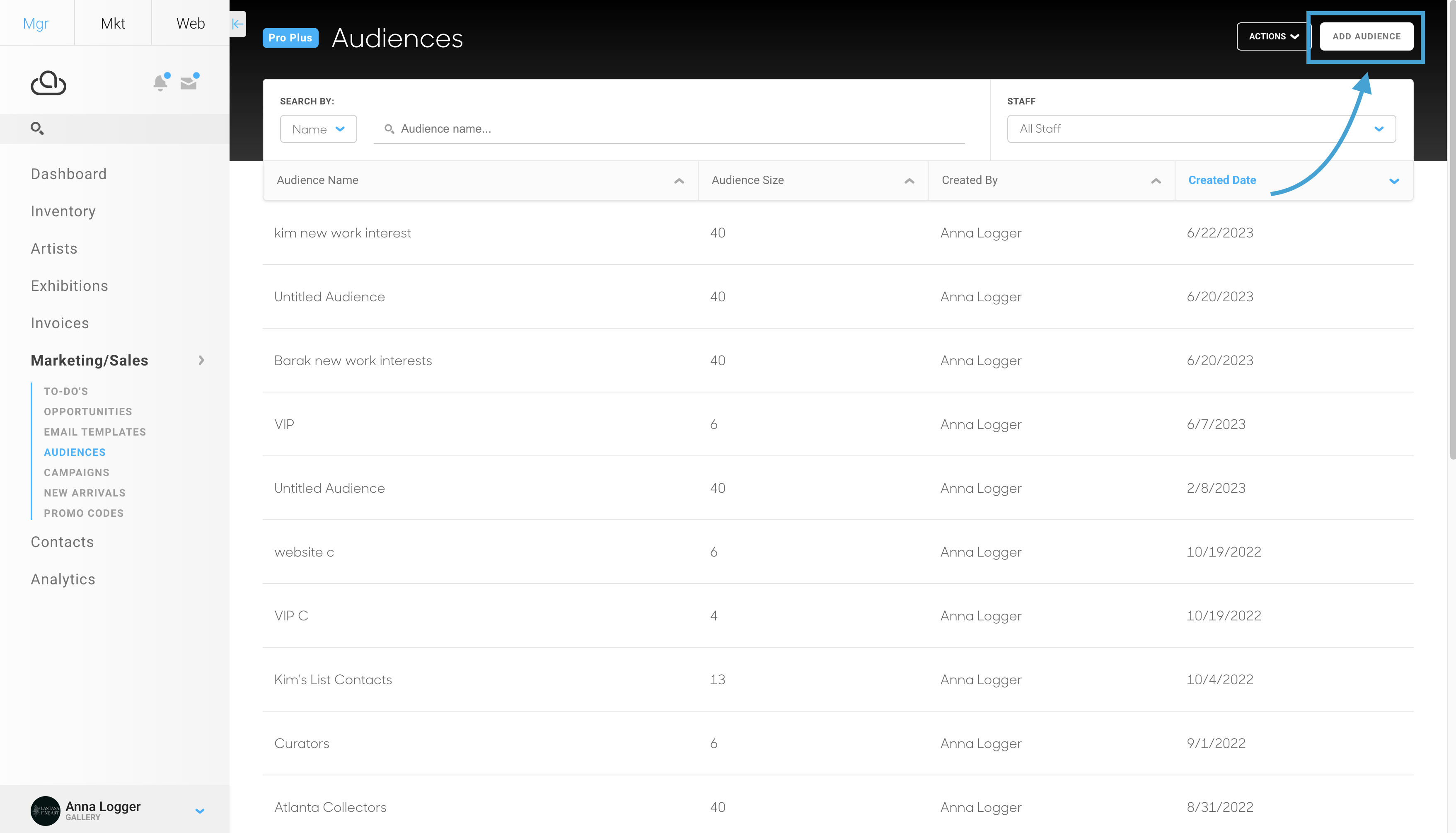 How to create a list of recipients for your Campaigns with Audiences Pro+